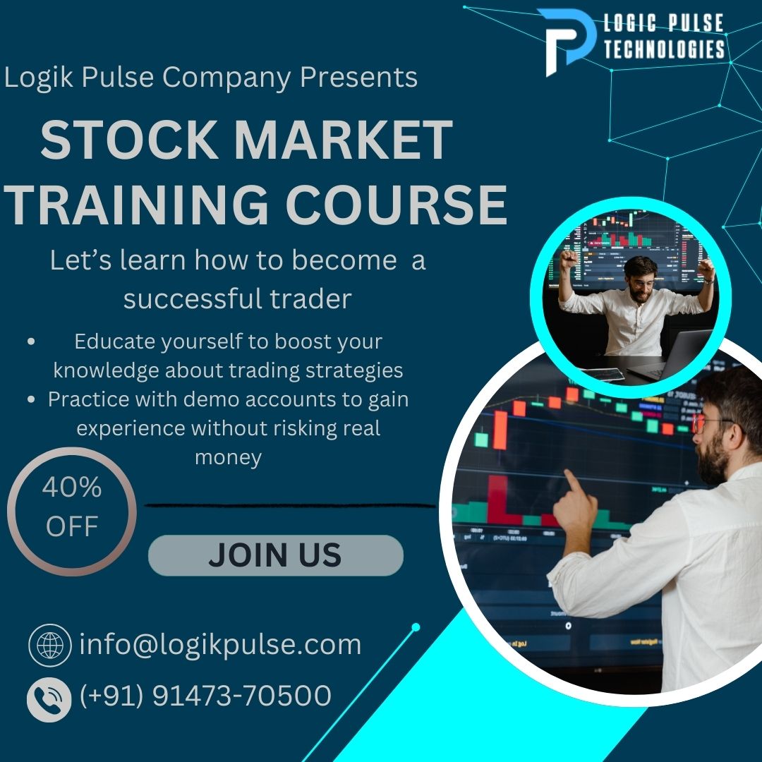 Visual representation of a stock market course in Kolkata, showcasing participants studying charts and financial data in a classroom.