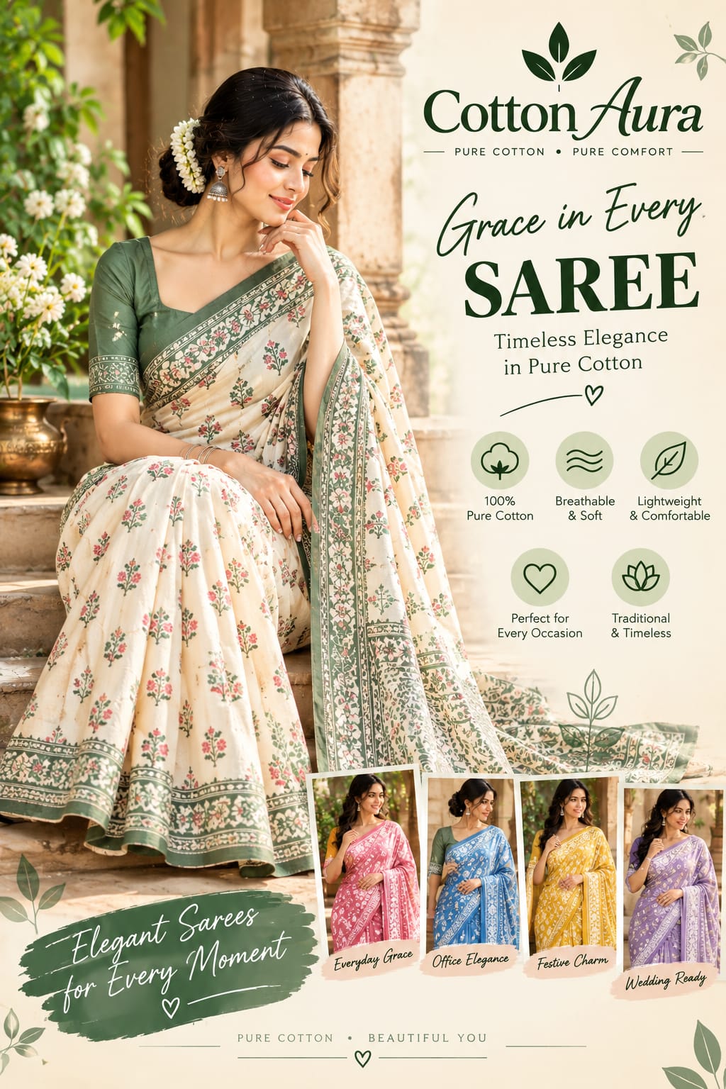 Cotton Sarees for Women